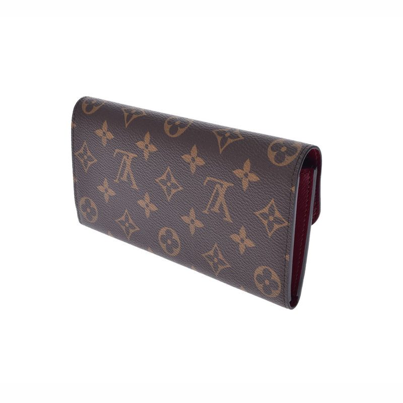 LOUIS VUITTON ルイヴィトン モノグラム ポルトフォイユ エミリー フューシャ M60697 ユニセックス モノグラムキャンバス 長財布 未使用 銀蔵