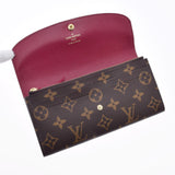 路易威顿路易·维顿（Louis Vuitton），路易·威登（Louis Vuitton）会标portofoyille emily fuchsha M60697女usex monogram canvas帆布钱包未使用的金佐（Ginzo）