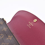 路易威顿路易·维顿（Louis Vuitton），路易·威登（Louis Vuitton）会标portofoyille emily fuchsha M60697女usex monogram canvas帆布钱包未使用的金佐（Ginzo）