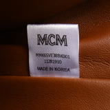 MCM MCM EEM背包螺柱黑色男女蛋白皮革背包Daypack a级使用Ginzo