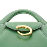 Cartier Cartier Panther Green Ladies Leather Handbag New Used Ginzo