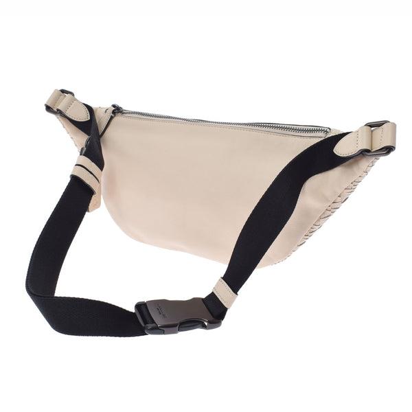 Coach Coach League League Belt Bag Beige Unisex Leather Body Bag New Used Ginzo