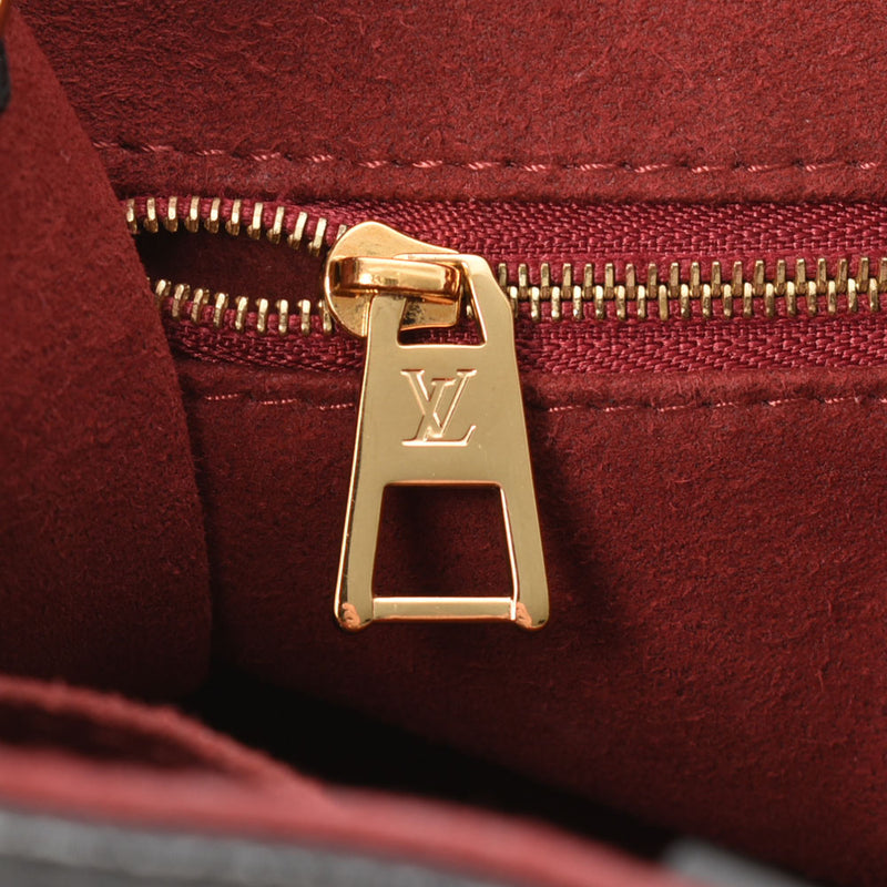 Louis Vuitton Louis Vuitton Monogram Amplant在GO NOIR/米色M45659女士皮革手提包B等级二手Ginzo