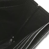 SAINT LAURENT Saint Laurent Fastener Black Gold Bracket Unisex Leather Long Wallet AB Rank used Ginzo