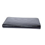 LOUIS VUITTON Louis Vuitton Verni Zippy Wallet Old Blue Amphini M91457 Ladies Monogram Verni Wallet A Rank used Ginzo