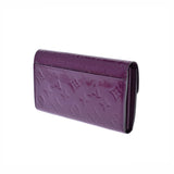 LOUIS VUITTON Louis Vuitton Verni Portofoy Yusara Amethyst M90150 Ladies Monogram Verni Wallet A Rank used Ginzo