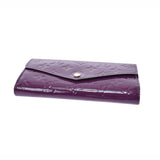 LOUIS VUITTON Louis Vuitton Verni Portofoy Yusara Amethyst M90150 Ladies Monogram Verni Wallet A Rank used Ginzo