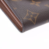 LOUIS VUITTON Louis Vuitton Monogram Portofoyille Sara Blown M60531 Unisex Monogram Canvas Wallet AB Rank Used Ginzo