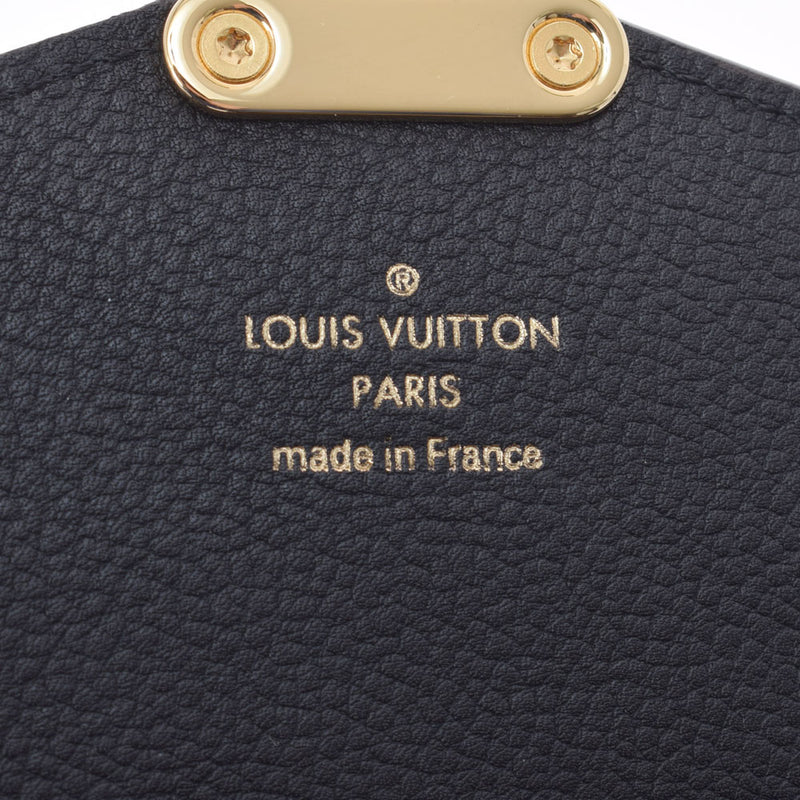 LOUIS VUITTON Louis Vuitton Monogram Portofoille Pallas Noir (Black) M58415 Ladies Monogram Canvas Wallet A Rank Used Ginzo