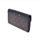 LOUIS VUITTON Louis Vuitton Monogram Portofoille Pallas Noir (Black) M58415 Ladies Monogram Canvas Wallet A Rank Used Ginzo