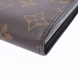 LOUIS VUITTON Louis Vuitton Monogram Portofoille Pallas Noir (Black) M58415 Ladies Monogram Canvas Wallet A Rank Used Ginzo