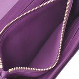 路易威顿路易斯·维顿（Louis Vuitton）Monogry Portofoyille Elise Methist（Purple）M60576女士会标帆布长钱包，二手Ginzo