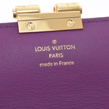 路易威顿路易斯·维顿（Louis Vuitton）Monogry Portofoyille Elise Methist（Purple）M60576女士会标帆布长钱包，二手Ginzo