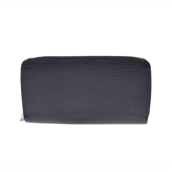 LOUIS VUITTON Louis Vuitton Epi Zippy Wallet Noir (Black) M61857 Unisex Epi Leather Long Wallet AB Rank Used Ginzo