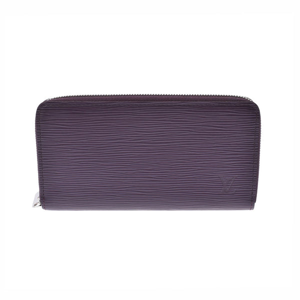 LOUIS VUITTON Louis Vuitton Epi Zippy Wallet Old Cassis (Purple) M6385K Unisex Epireaer Wallet AB Rank Used Ginzo