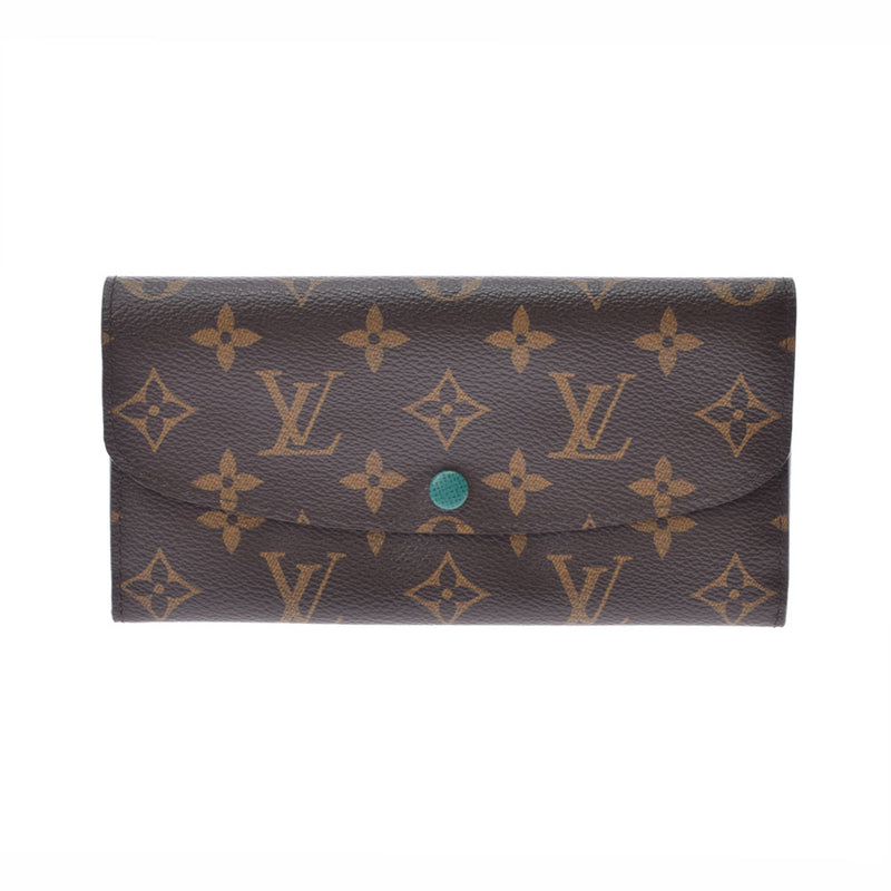 LOUIS VUITTON ルイヴィトン モノグラム ポルトフォイユ エミリー ヴェール M60137 ユニセックス モノグラムキャンバス 長財布 Bランク 中古 銀蔵