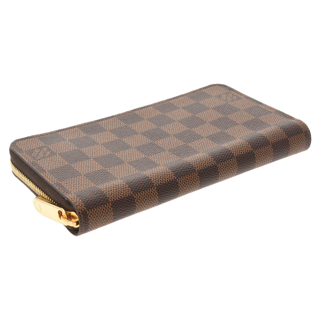 LOUIS VUITTON ルイヴィトン ダミエ ジッピーウォレット ブラウン N41661 メンズ ダミエキャンバス 長財布 新同 中古 -  激安オフライン販売