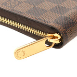 LOUIS VUITTON Louis Vuitton Damier Zippy Wallet Brown N41661 Men's Damier Canbus Long Wallet New Used Ginzo