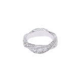 [Summer Selection] Ginzo Used GRAFF [Graph] Diamond 2.30ct Spiral Pavegians Ring /Ring /K18WG Ladies