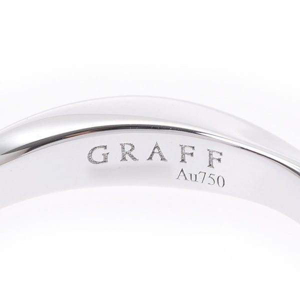 GRAFF Graph Spiral Band 13 Ladies K18WG Ring / Ring A Rank Used Ginzo