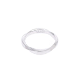 GRAFF Graph Spiral Band 13 Ladies K18WG Ring / Ring A Rank Used Ginzo