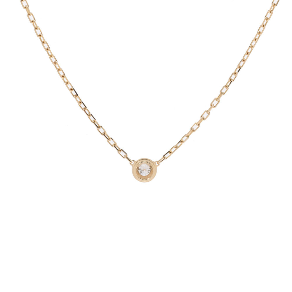 カルティエダムール 一粒ダイヤ レディース ネックレス CARTIER 中古