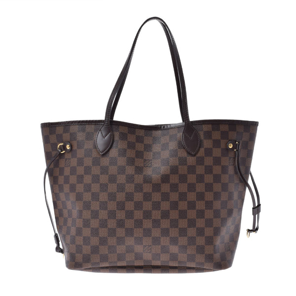 LOUIS VUITTON Louis Vuitton Damier Never Full MM Brown N41358 Ladies Dami Canbus Tote Bag B Rank Used Ginzo