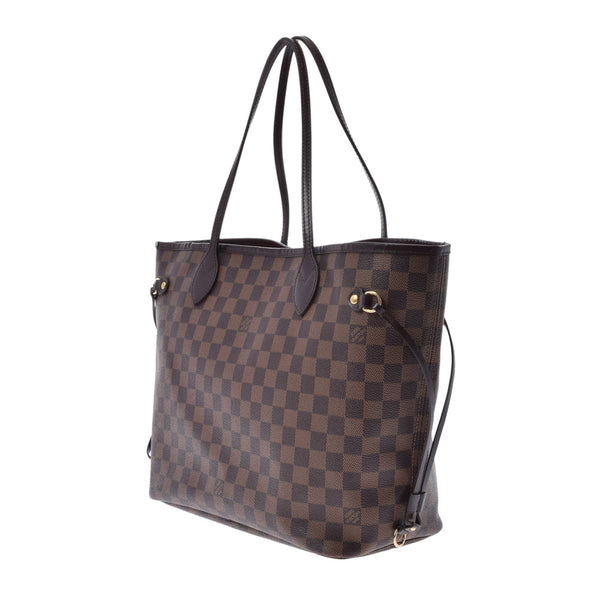 LOUIS VUITTON ルイヴィトン ダミエ ネヴァーフルMM  ブラウン N41358 レディース ダミエキャンバス トートバッグ Bランク 中古 銀蔵