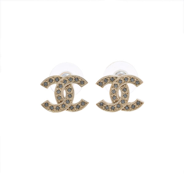 CHANEL Chanel Coco Mark 2016 Model GP GP Ladies Rhinestone Piercing A Rank used Ginzo