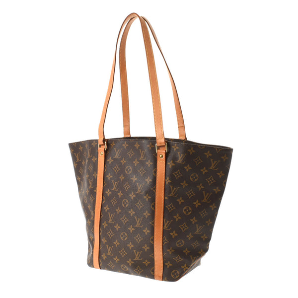 路易威顿路易·维顿（Louis Vuitton）路易威登（Louis Vuitton）会标袋购物棕色M51108女用式字母帆布手提袋B级二手Ginzo