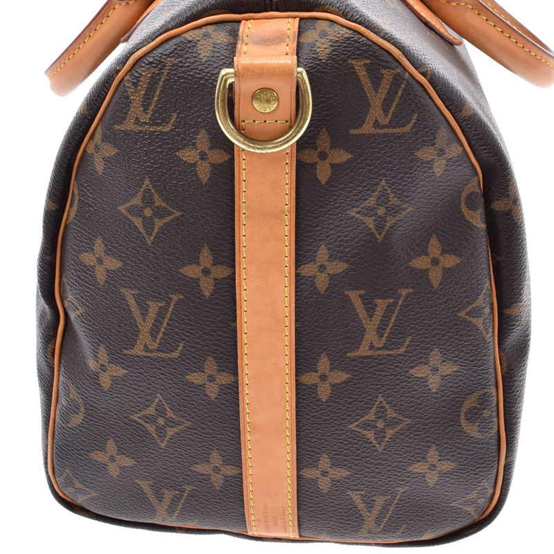 路易威顿路易·维顿（Louis Vuitton）路易威登（Louis Vuitton）会标迅速bandriere 30棕色M41112女用式字母帆布手袋B级二手Ginzo