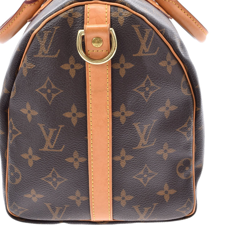 LOUIS VUITTON Louis Vuitton Monogram Speedy Bandriere 30 Brown M41112 Unisex Monogram Canvas Handbag B Rank used Ginzo