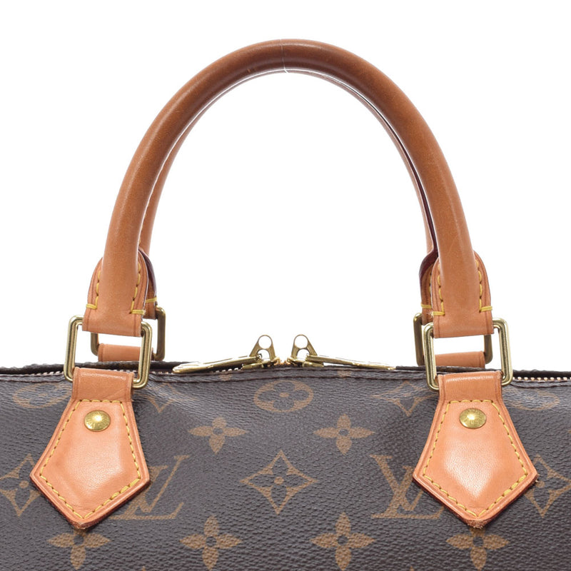 LOUIS VUITTON Louis Vuitton Monogram Speedy Bandriere 30 Brown M41112 Unisex Monogram Canvas Handbag B Rank used Ginzo