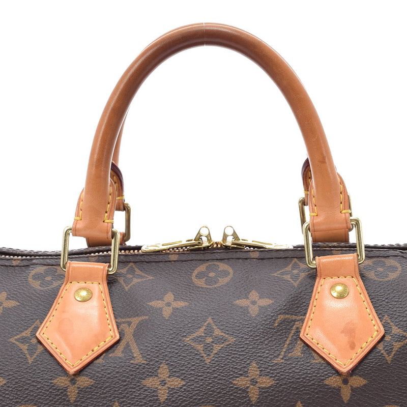 LOUIS VUITTON Louis Vuitton Monogram Speedy Bandriere 30 Brown M41112 Unisex Monogram Canvas Handbag B Rank used Ginzo