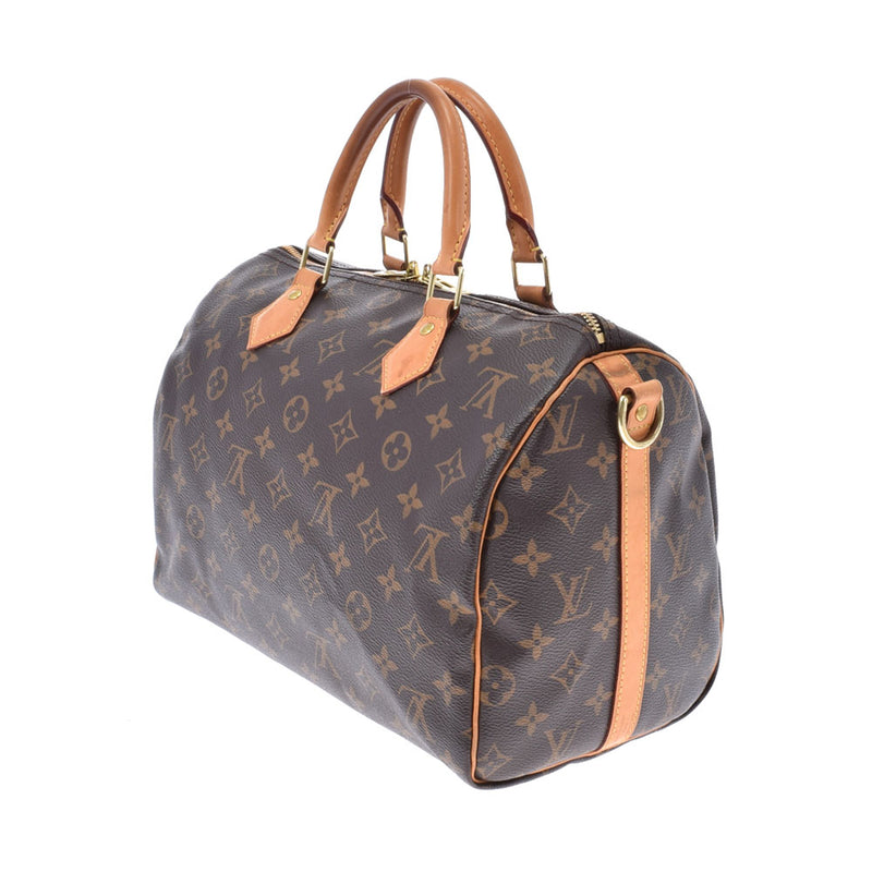 LOUIS VUITTON ルイヴィトン モノグラム スピーディバンドリエール30 ブラウン M41112 ユニセックス モノグラムキャンバス ハンドバッグ Bランク 中古 銀蔵