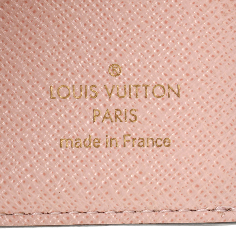 路易威顿路易斯·维顿（Louis Vuitton）Monogram portofoyu Zoe rose ballerine M62933女士会标帆布三倍钱包B等级二重用ginzo