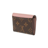 LOUIS VUITTON Louis Vuitton Monogram Portofoyu Zoe Rose Ballerine M62933 Ladies Monogram Canvas Three Fold Wallet B Rank Used Ginzo