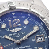 BREITLING ブライトリング スーパーオーシャン A17390 メンズ SS 腕時計 自動巻き 青文字盤 Aランク 中古 銀蔵