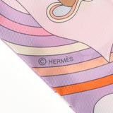 HERMES エルメス ツイリー  CARRES VOLANTS パープル レディース シルク100％ スカーフ 新品 銀蔵