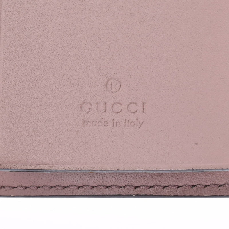 GUCCI グッチ 6連キーケース グッチシマ 黒 ゴールド金具 388682 メンズ レザー キーケース ABランク 中古 銀蔵