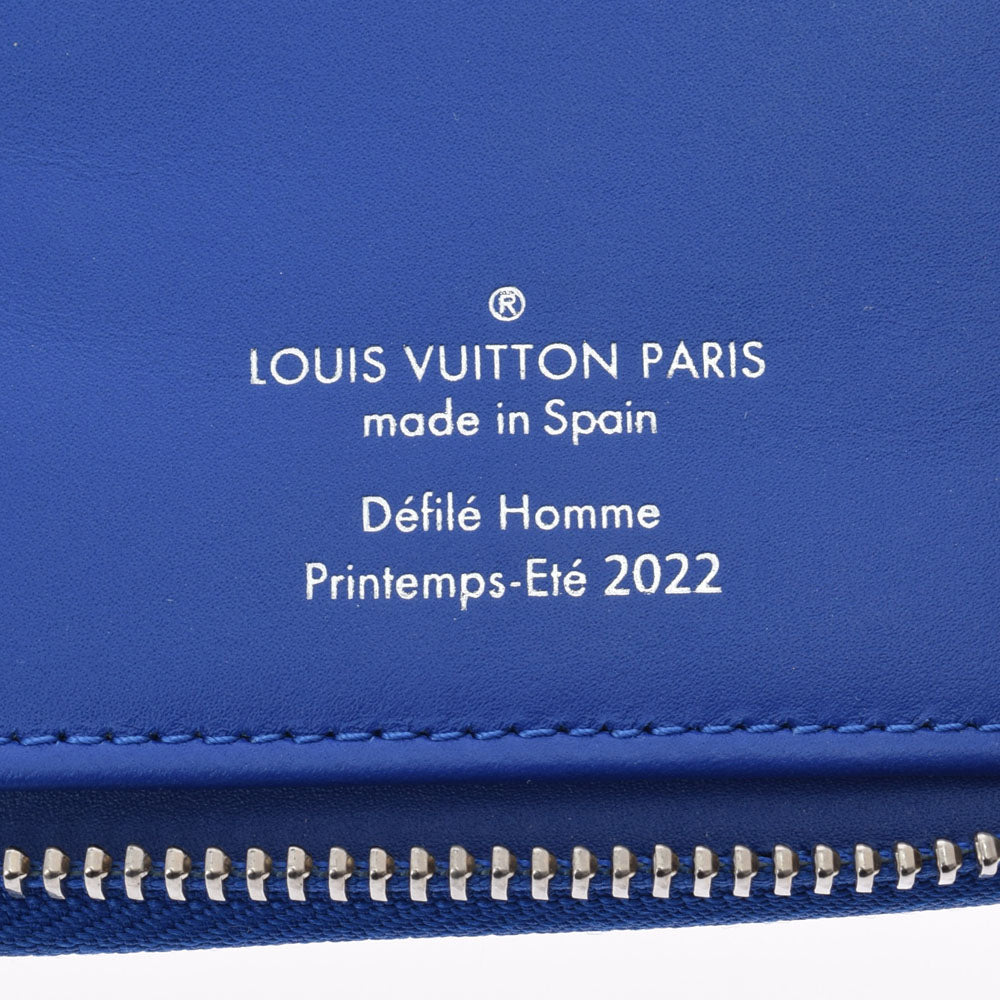 ルイヴィトンジッピーウォレット ヴェルティカル NM 2022春夏 14145 ピンク/ブルー メンズ 長財布 M81243 LOUIS VUITTON  中古 – 銀蔵オンライン