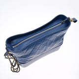 CHANEL シャネル ガブリエル ホーボーバッグ 青 A93824 レディース ラムスキン ハンドバッグ Bランク 中古 銀蔵