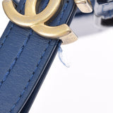 CHANEL シャネル ガブリエル ホーボーバッグ 青 A93824 レディース ラムスキン ハンドバッグ Bランク 中古 銀蔵