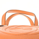 GUCCI グッチ ソーホーインターロッキングG 308362 レディース カーフ ハンドバッグ Bランク 中古 銀蔵