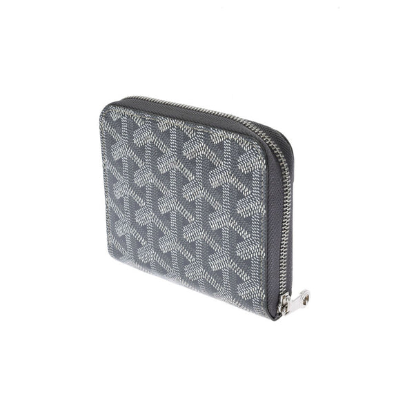 GOYARD ゴヤール マティニョン PM グレー ユニセックス PVC コインケース ABランク 中古 銀蔵