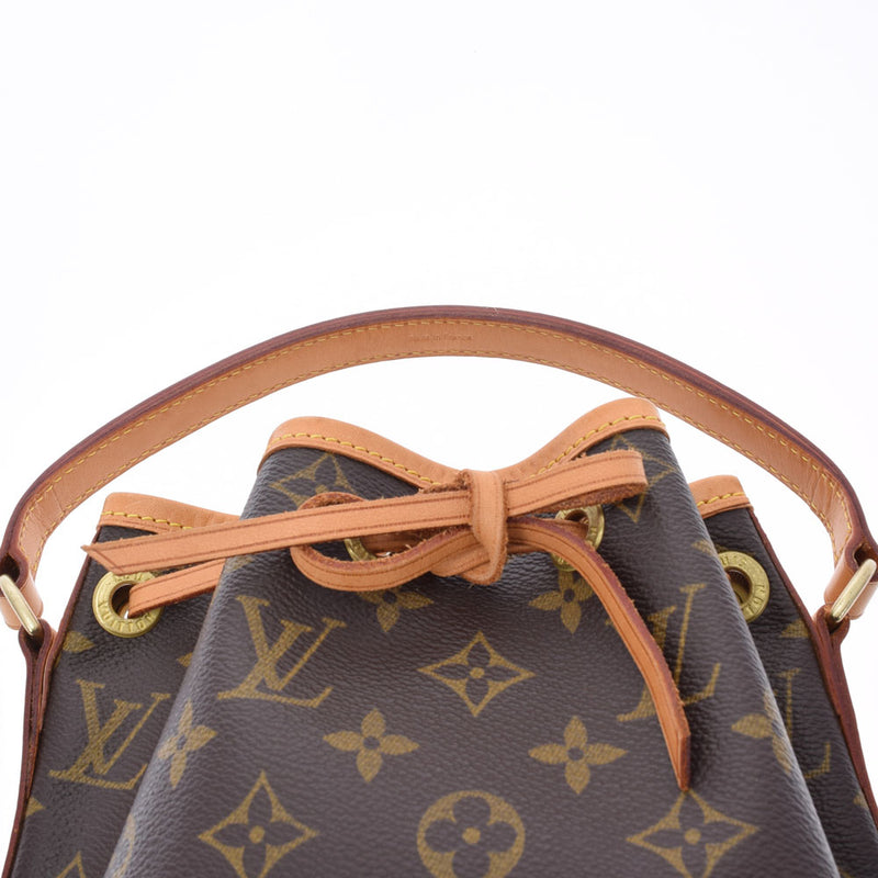 LOUIS VUITTON ルイヴィトン モノグラム ミニノエ ブラウン M42227 レディース モノグラムキャンバス 2WAYバッグ ABランク 中古 銀蔵