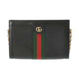 GUCCI グッチ オフディア チェーンショルダーバッグ 黒 503877 レディース レザー ショルダーバッグ ABランク 中古 銀蔵