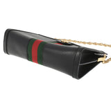 GUCCI グッチ オフディア チェーンショルダーバッグ 黒 503877 レディース レザー ショルダーバッグ ABランク 中古 銀蔵