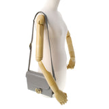 GUCCI グッチ GGマーモント グレー ゴールド金具 589474 レディース レザー ショルダーバッグ ABランク 中古 銀蔵