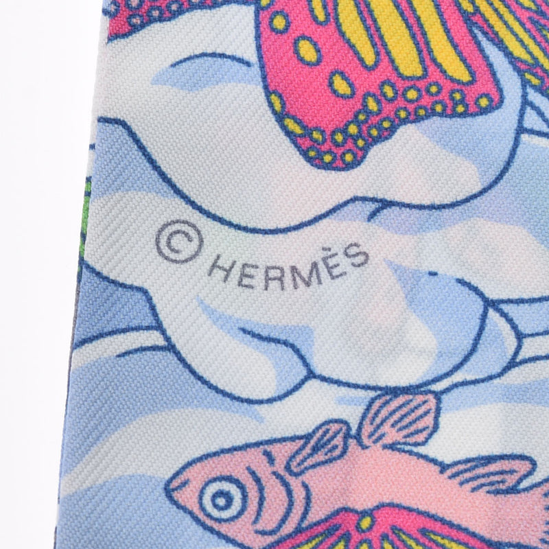HERMES エルメス ツイリー SUR MON NUAGE ピンク系 レディース シルク100％ スカーフ 新品 銀蔵